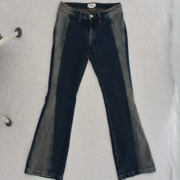 Weekday Flare Wide Leg Jeans - Picture 4 of 8